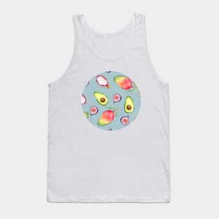 Summer Fruit | Watercolor | Pattern Tank Top